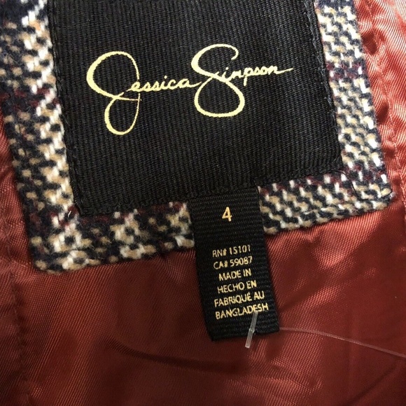 Jessica Simpsons, Girls, Winter coat, Size 4,Pockets,Plush hood,Long sleeve.! - Picture 6 of 10